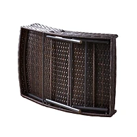 Chaise longue pliante en osier Belmont de hometrends