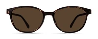 Bio Eyes Womens Prescription Eyeglasses, Petunia, Yellow Tortoise, 51-15-135