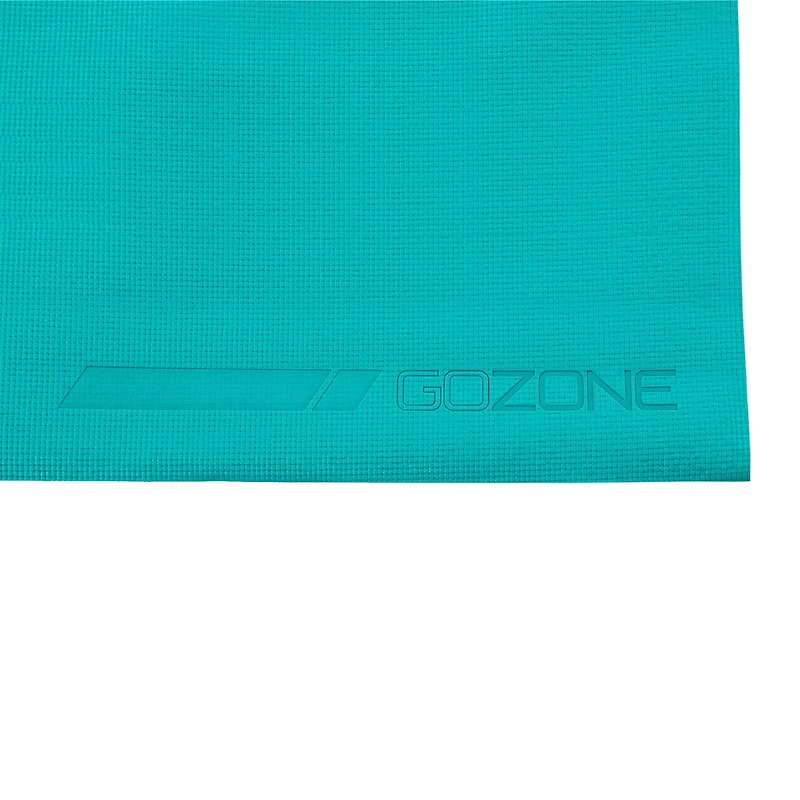 Tapis de yoga en PVC uni sarcelle 3 mm
