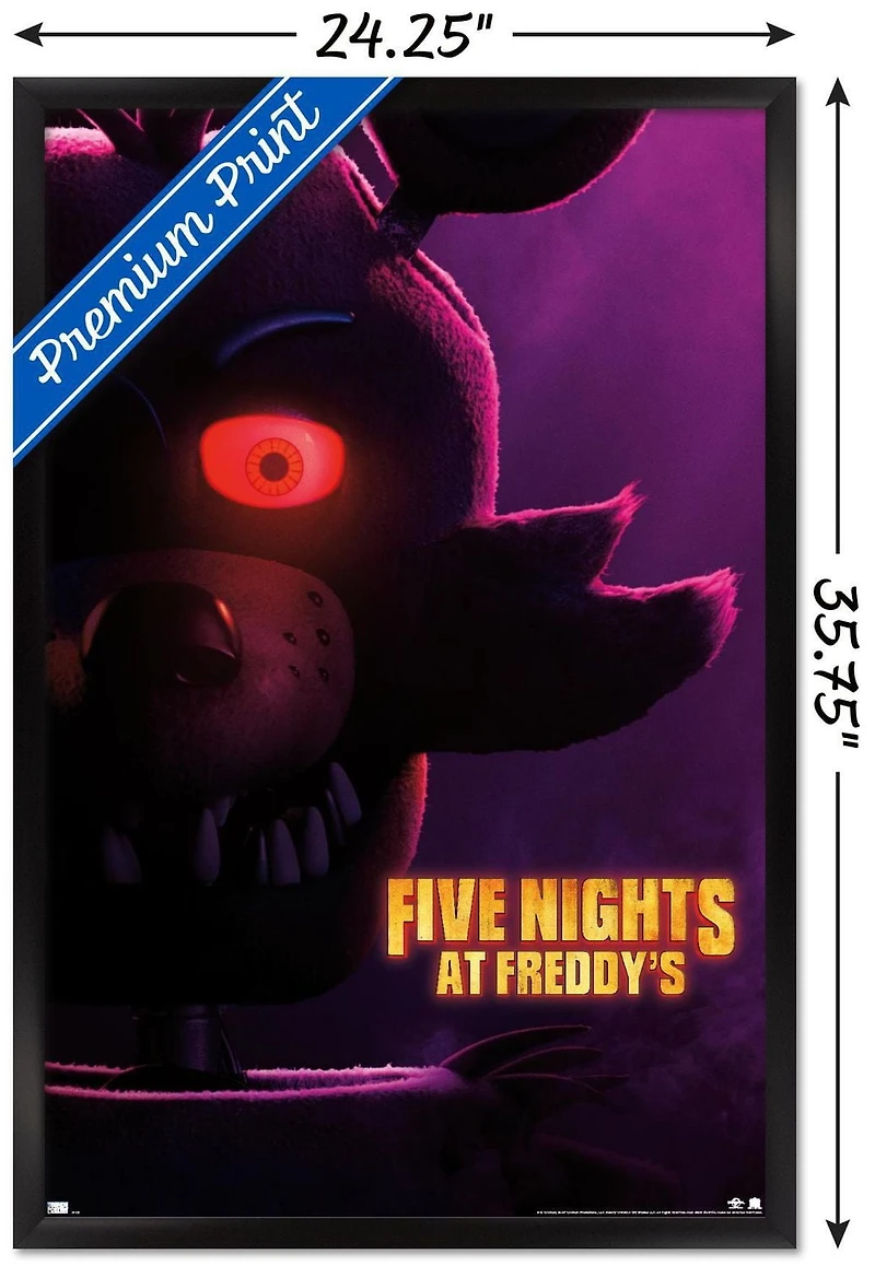 Five Nights at Freddy's Movie - Foxy One Sheet Wall Poster, 22.375" x 34"