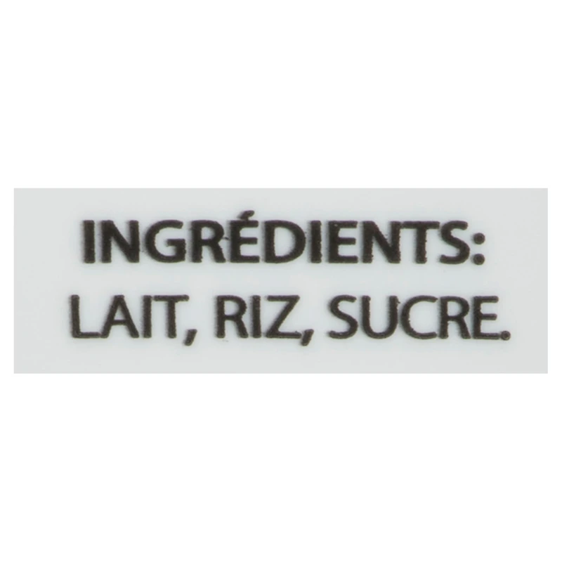 Pouding au riz Kheer de Hans Dairy