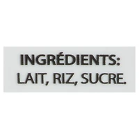 Pouding au riz Kheer de Hans Dairy