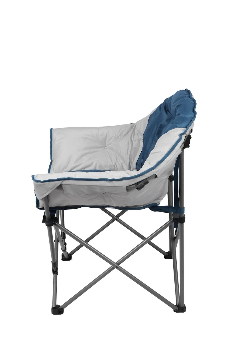 Ozark Trail Padded Club Chair, Lounger, Blue, Adults
