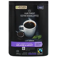 Our Finest Midnight Blend Ground Coffee, 340 g