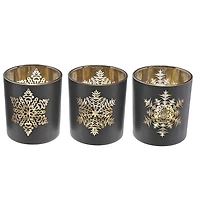 Porte-Toits En Verre (Simple Flocon De Neige) (Asstd) - Ensemble De 6