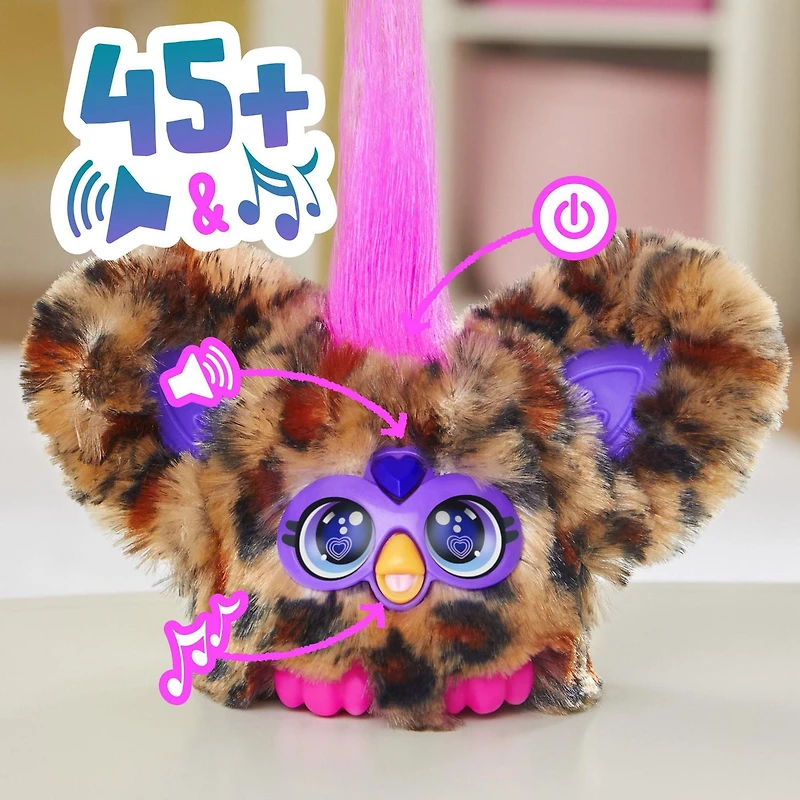 Furby Furblets Chee-Chee Cheetah Mini Plush Toy