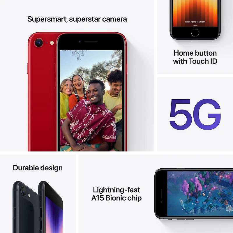 Bell/ Virgin Plus Apple iPhone SE 64 GO