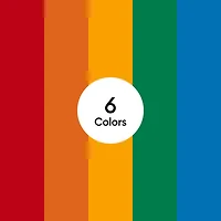 Cricut® Vinyl – Permanent, Brights Sampler (6 ct)