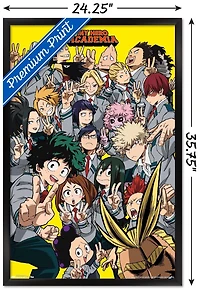 My Hero Academia - Selfie Wall Poster, 22.375" x 34"