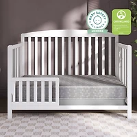 Dream On Me, Superior Slumber 6'  112 Coil Lit À Ressort Intérieur Et Matelas Pour Tout-Petits En Gris
