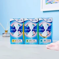 Serviettes Always Infinity, flux régulier, avec ailes, pour femmes, taille 1, non parfumées, 18 serviettes 18CT