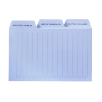 Feuillets à motifs Post-it®, paquet d’onglets, bleu 3.9 po x 2.9 po (99mm x 73mm)