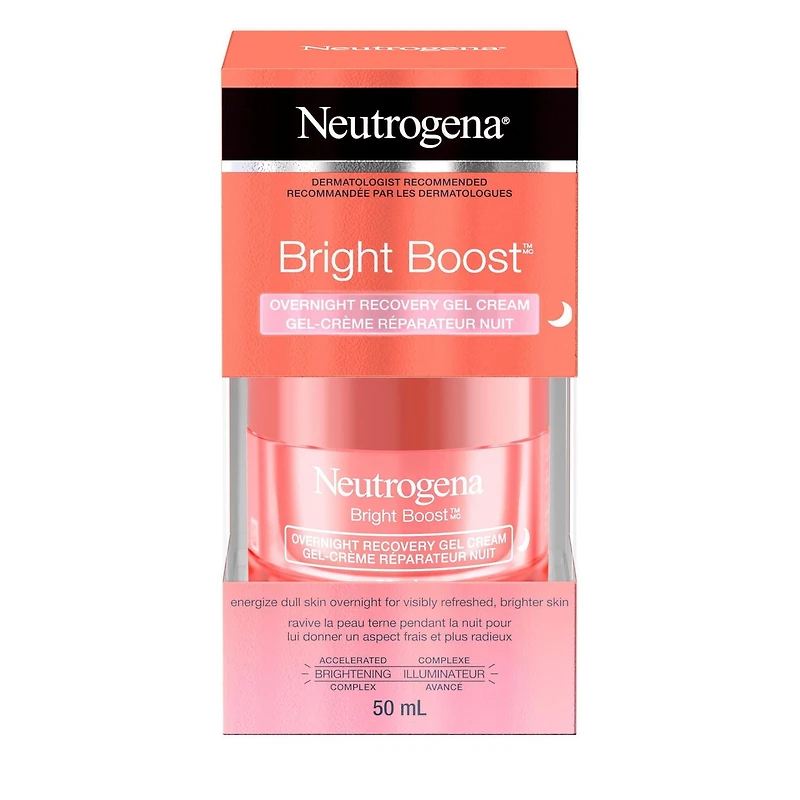 Neutrogena Bright Boost Gel-crème réparateur Nuit, 50 ml