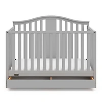 Graco Solano 4-in-1 Convertible Crib with Drawer, Converts to a full-size bed