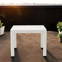 Table de patio carrée Patioflare, 40 pouces, crème