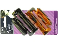 Goody Classics Rectangle Claw Clip - 2 Ct
