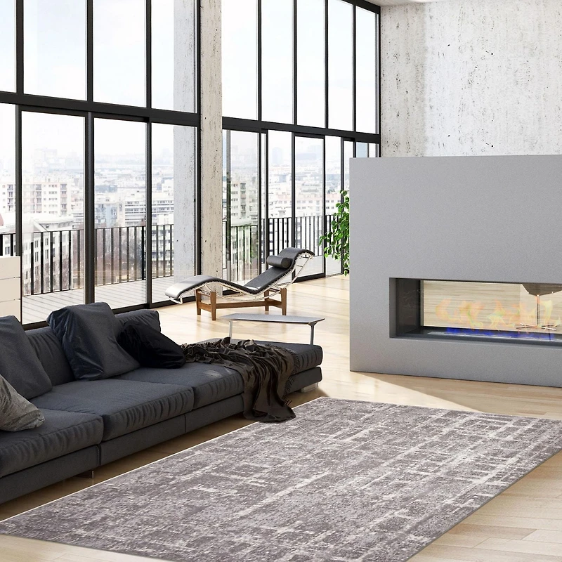 Tapis Ecarpet Moderne Intérieur pour Salon Salle à Manger Collection Anitra