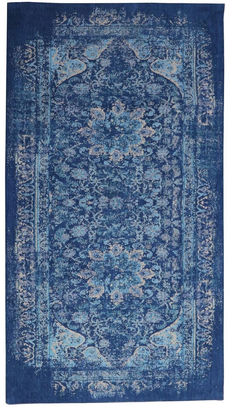 Home Decor Inc Stylish Blue Accent Area Rug – 36" x 67", Perfect for Living Rooms, Bedrooms, or Entryways