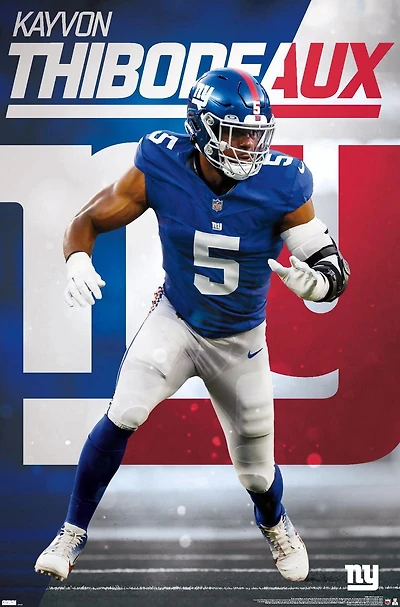 NFL New York Giants - Kayvon Thibodeaux 24 Wall Poster, 22.375" x 34"