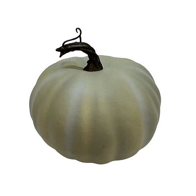 Citrouille en mousse verte Harvest, 15 cm, par Way To Celebrate