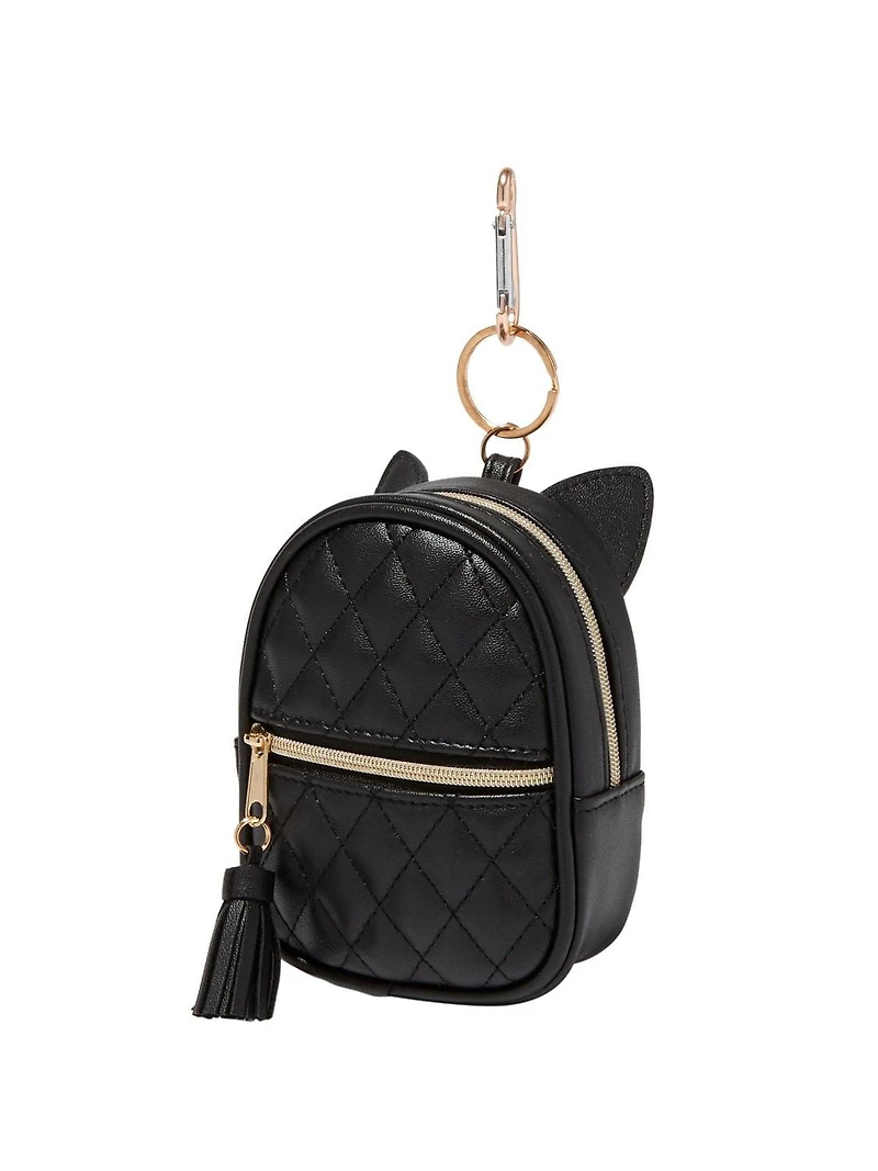 CLAIRES MINI BACKPACK BLAK CAT