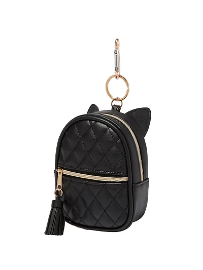 CLAIRES MINI BACKPACK BLAK CAT