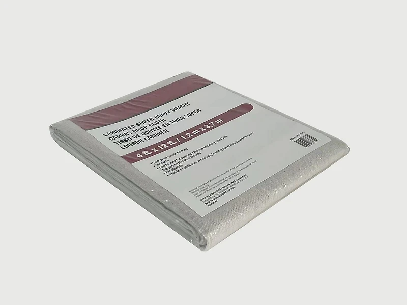 Canvas Drop Cloth, 4x12 Ft