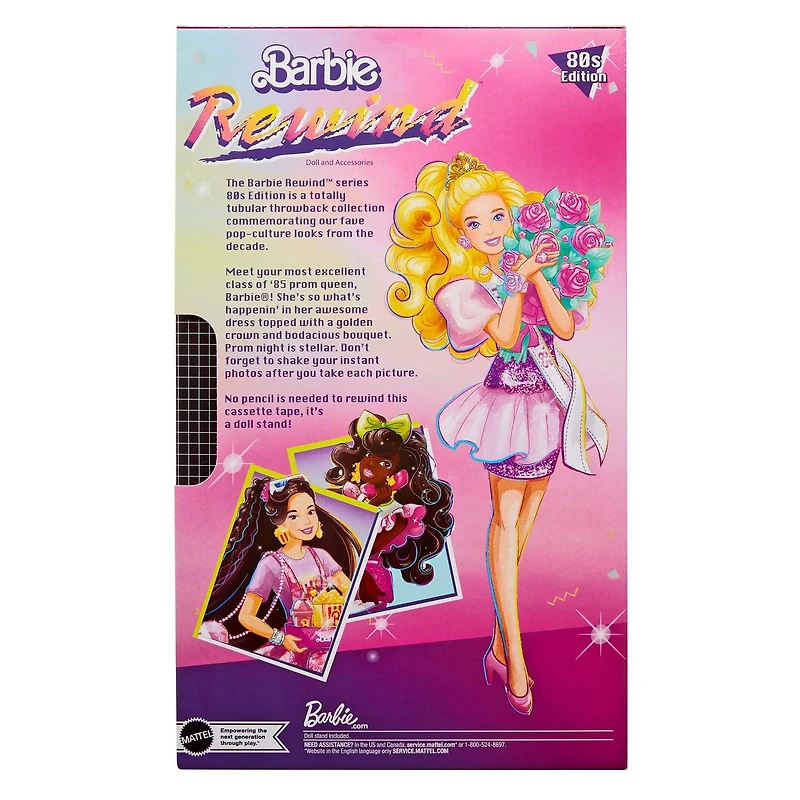 Barbie Rétro et Accessoires-Poupée Bal de Promo, années 80