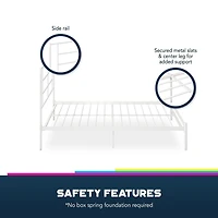 Jensen Metal Bed