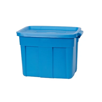 Rubbermaid 68.1 L (18 gal.) Roughneck® Tote- Blue, 68 L (18 gal.) Roughneck® Tote