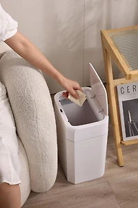 2 Pack, Step N' Sort Motion Sensor Touchless Trash Can, 16L and 11L