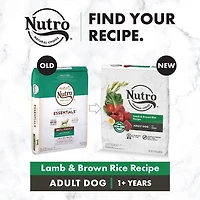 Nourriture sèche pour chiens adultes Nutro Natural Choice Recette avec agneau et riz brun 2,72-13161kg