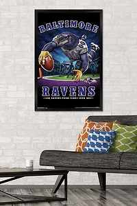 NFL Baltimore Ravens - End Zone 17 Wall Poster, 14.725" x 22.375"