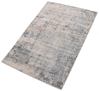 ECARPETGALLERY 5'0" x 7'6" Contemporary Galleria Hand-knotted Area Rug for Living Room, Dining Room and Bedroom in Blue