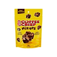 COFFEE CRISP Mix-Ups, Craveable chocolatey clusters of COFFEE CRISP pieces & graham crackers, Snacking size bag, Natural flavour, Sustainably Sourced Cocoa, 110 g