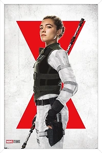 Marvel Black Widow - Yelena One Sheet Wall Poster with Magnetic Frame, 22.375" x 34"