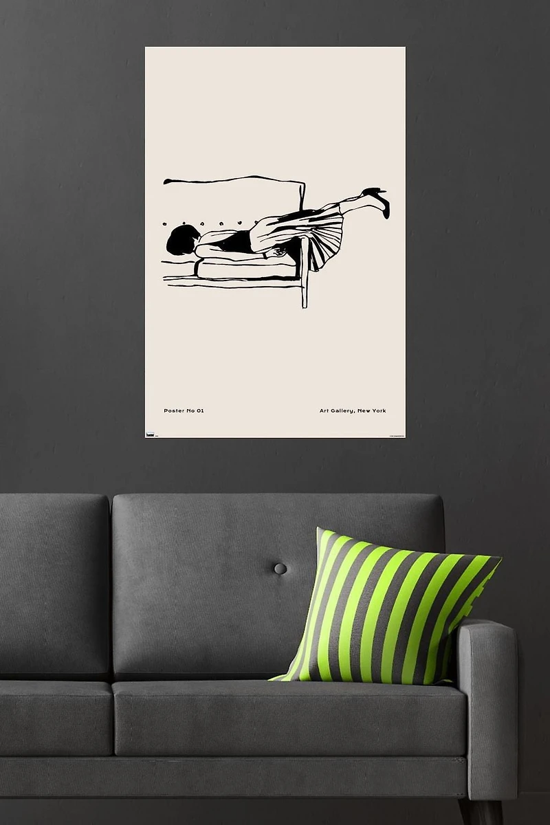 Rough Day No 01 Wall Poster, 22.375" x 34"