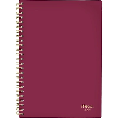 Petit Agenda Hebdomadaire/Mensuel 2024 Mead, Anémones