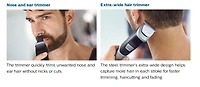 Philips Multigroomer Series 5000 Cordless with 17 Trimming Accessories and Storage Bag, MG5750/18, All-in-One Trimmer