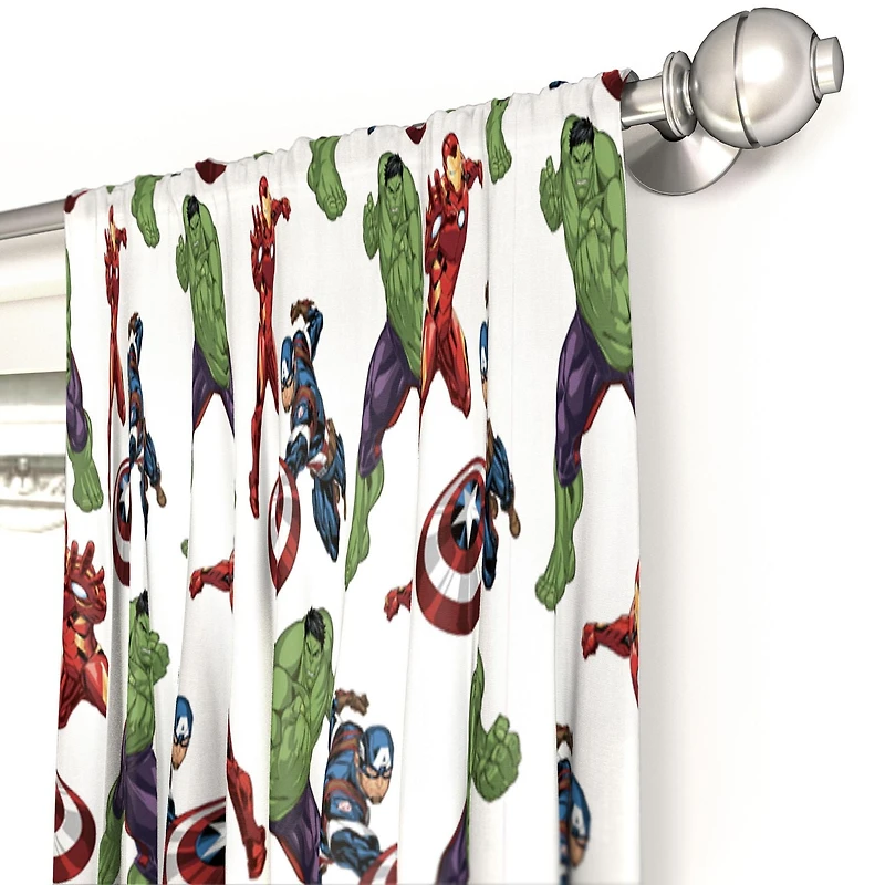 Avengers Room Darkening Window Panels, Set of 2, 2 Panels, 42" x 63"