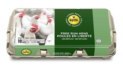 Conestoga Farms Free Run Omega3 Large Eggs 18, 18 Count