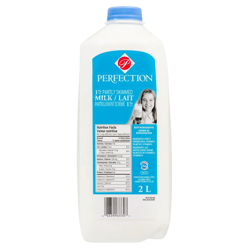 Perfection 1% Milk, Perfection 1% Milk 2L