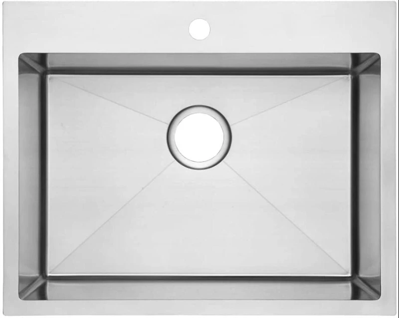 American Imaginations 25-in. W CUPC Approved Stainless Steel Kitchen Sink With 1 Bowl And 18 Gauge AI-29367