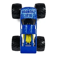 Monster Jam, Official Blue Thunder Monster Truck, Collector Die-Cast Vehicle, 1:24 Scale, Kids Toys for Boys and Girls Ages 3 and up