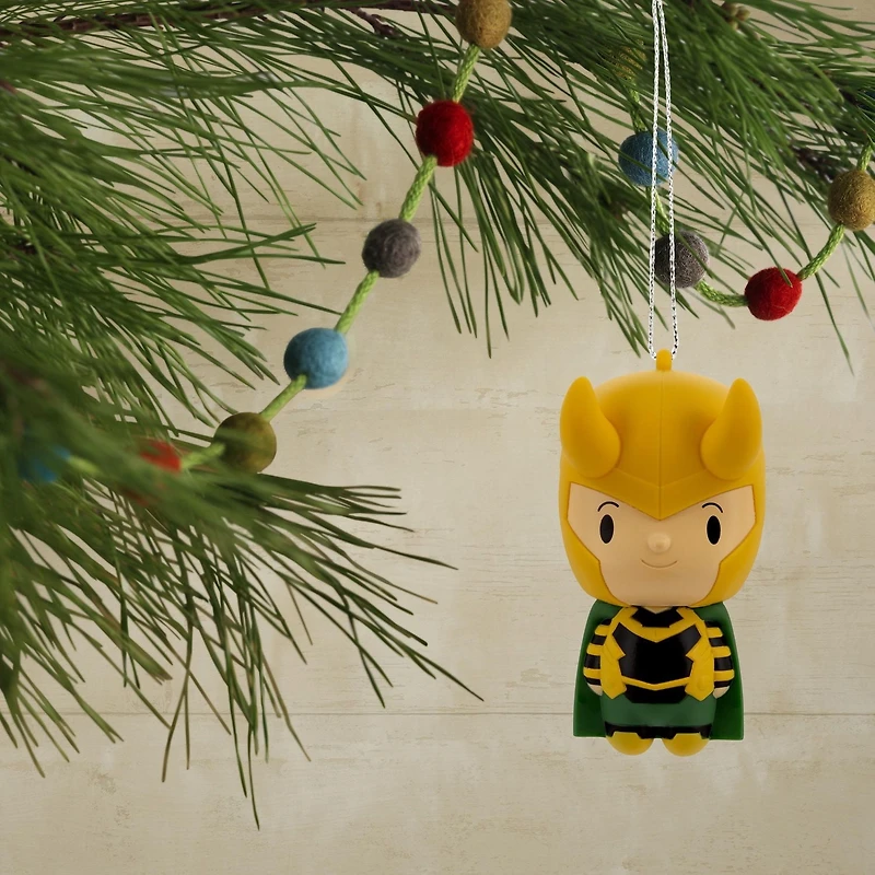 Décoration Hallmark de Noël (Loki, Marvel, incassable)