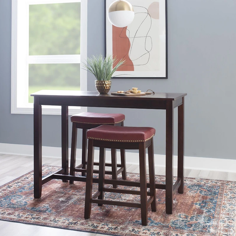 Table de Pub Warren Hauteur Comptoir, Marron