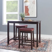 Table de Pub Warren Hauteur Comptoir, Marron