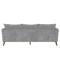 Novogratz Magnolia Reversible Sectional Sofa with Pillows