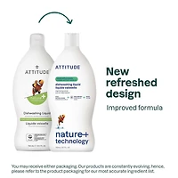 ATTITUDE nature+ technology, Dishwashing Liquid, Green Apple & Basil 700ML
