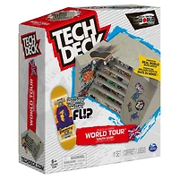 Tech Deck, Build-A-Park World Tour, South Bank, Coffret rampe avec fingerboard Signature